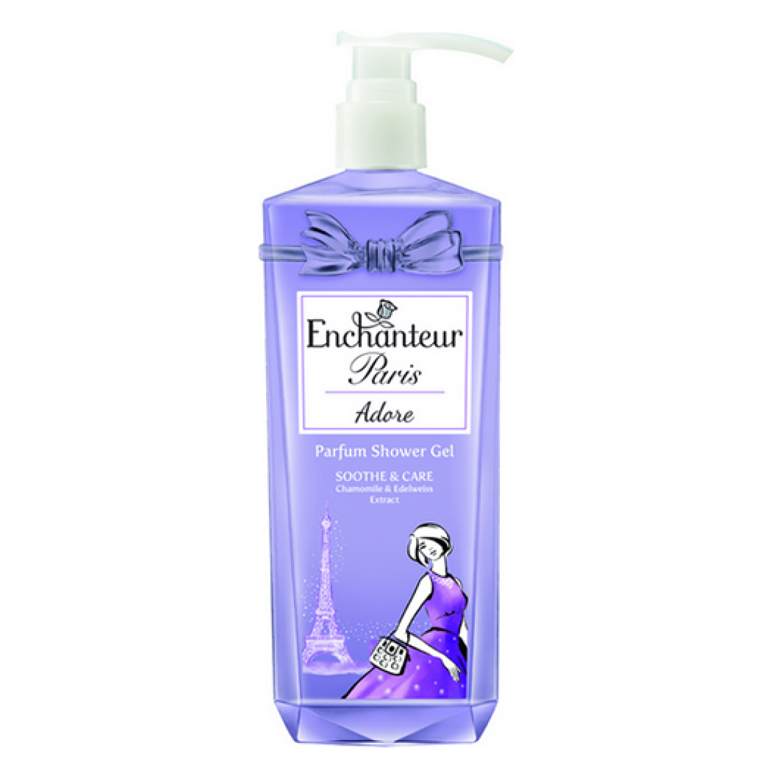 ENCHANTEUR PARIS SHOWER GEL ADORE, SMOOTH & CARE 750G