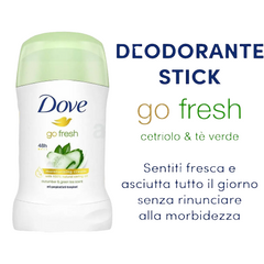 DOVE DEODORANTE STICK GO FRESH 40 GM