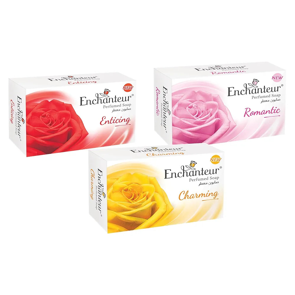 ENCHANTEUR PERFUMED SOAP 3X125GM