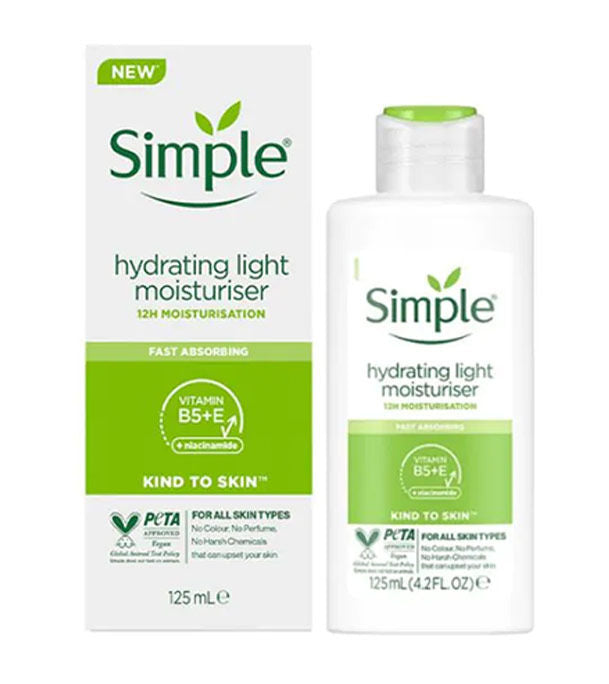 SIMPLE HYDRATING LIGHT MOISTURISER 125 ML